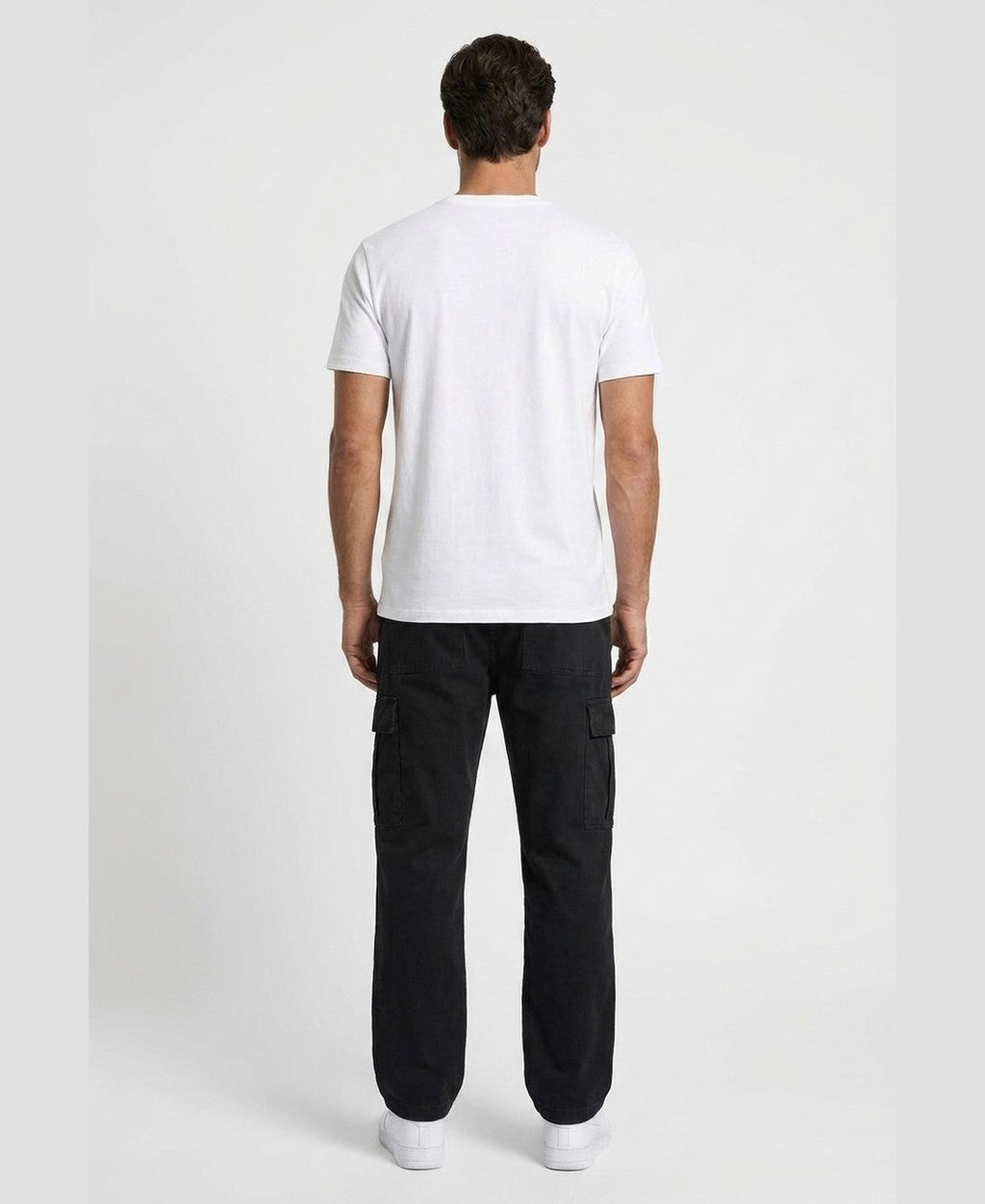Pantaloni Cargo in Cotone Uomo