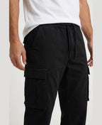 Pantaloni Cargo in Cotone Uomo