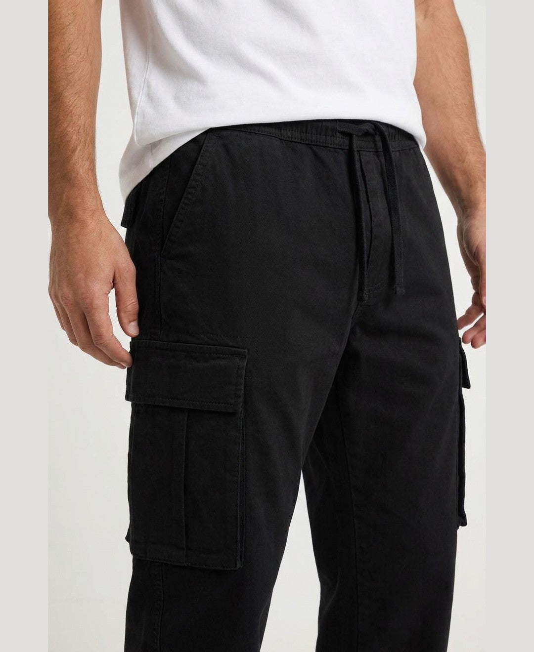 Pantaloni Cargo in Cotone Uomo
