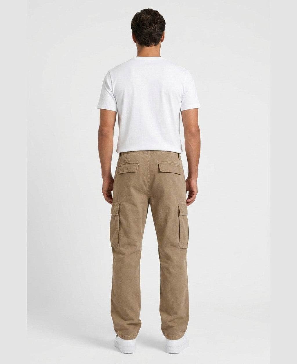 Pantaloni Cargo in Cotone Uomo