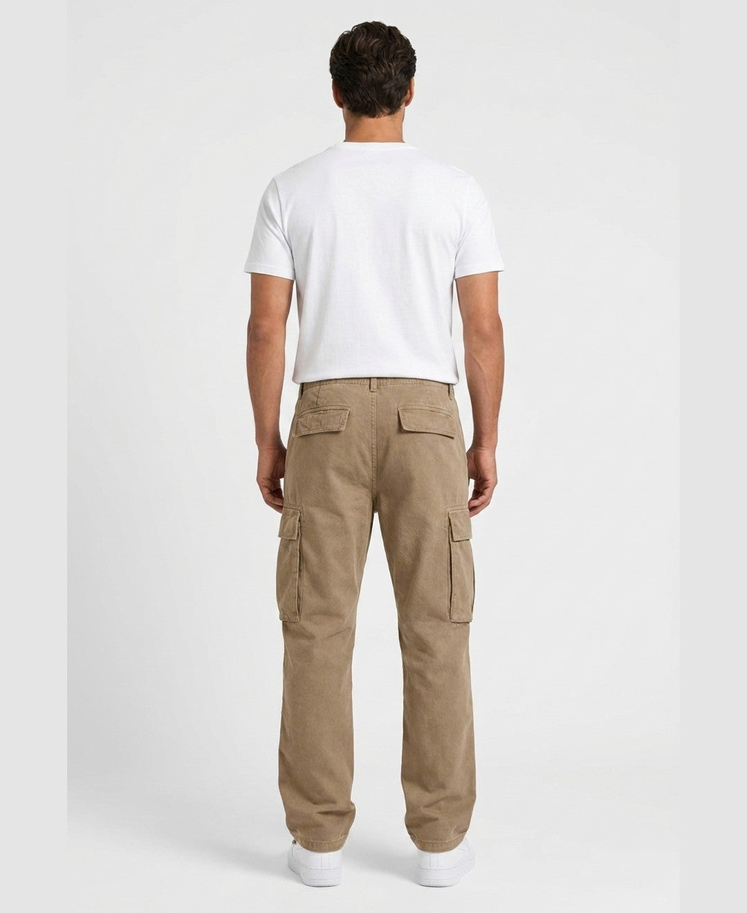 Pantaloni Cargo in Cotone Uomo