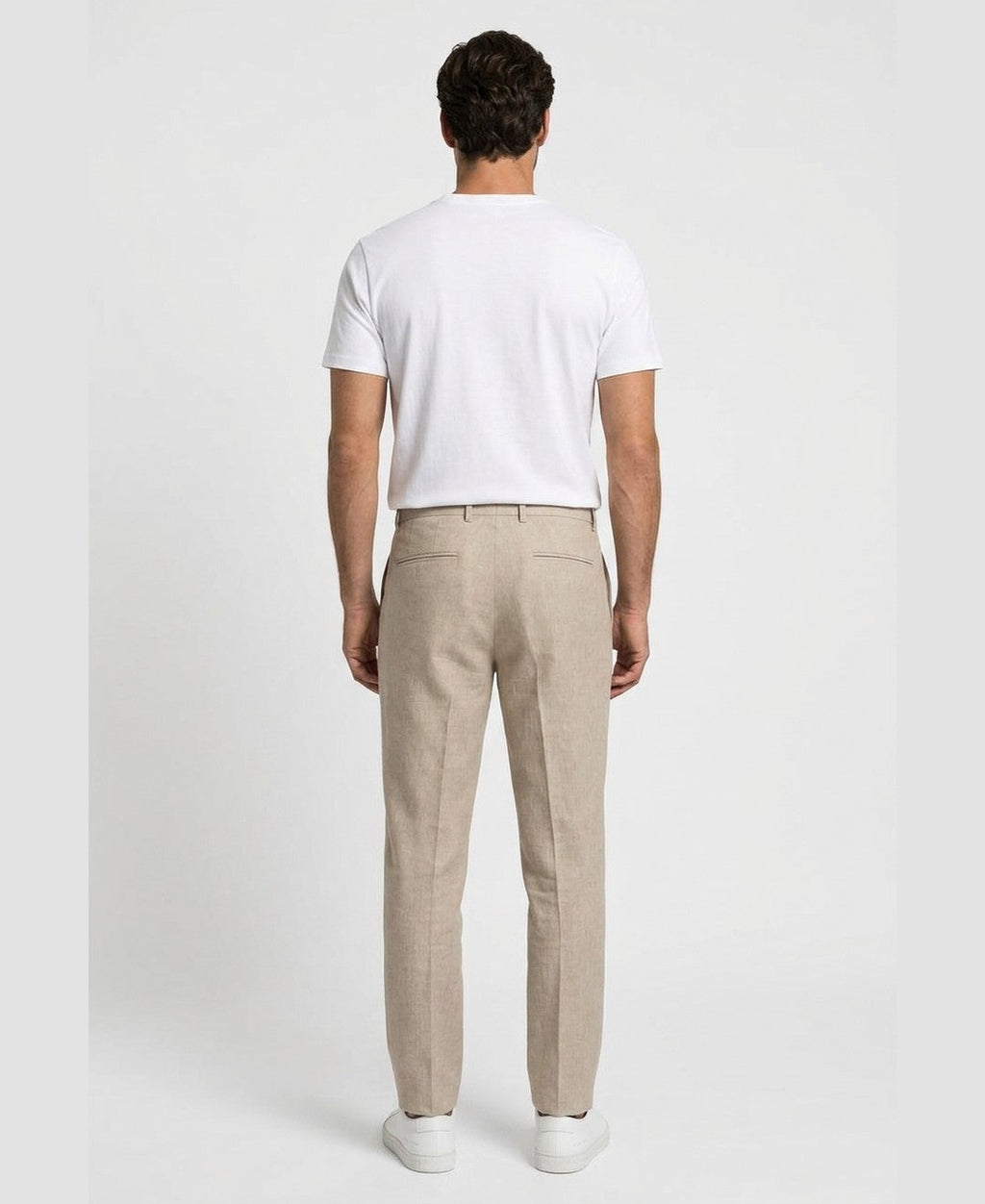 Pantaloni con Pinces Affusolati Uomo