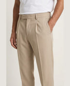 Pantaloni con Pinces Affusolati Uomo