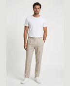 Pantaloni con Pinces Affusolati Uomo