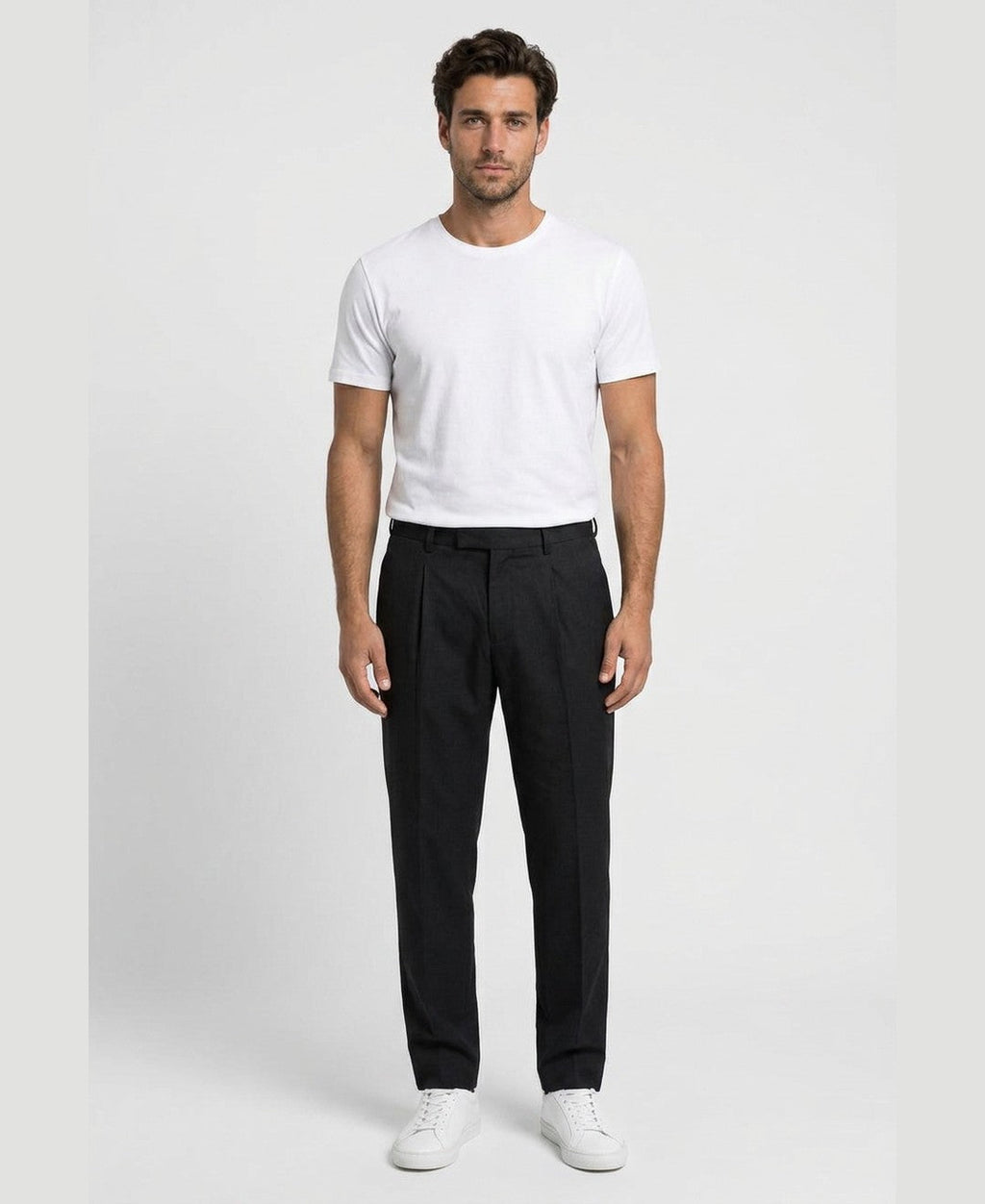 Pantaloni con Pinces Affusolati Uomo