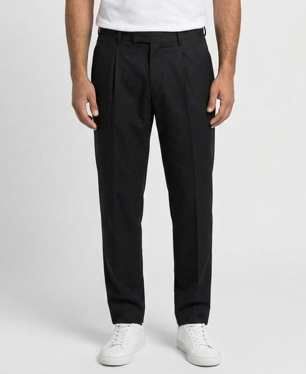 Pantaloni con Pinces Affusolati Uomo