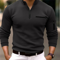 Maglione Mezza Zip Collo Alto Uomo