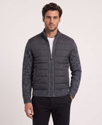 Cardigan Trapuntato con Zip Uomo