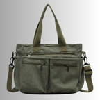 Borsa Tracolla Velluto Coste Donna