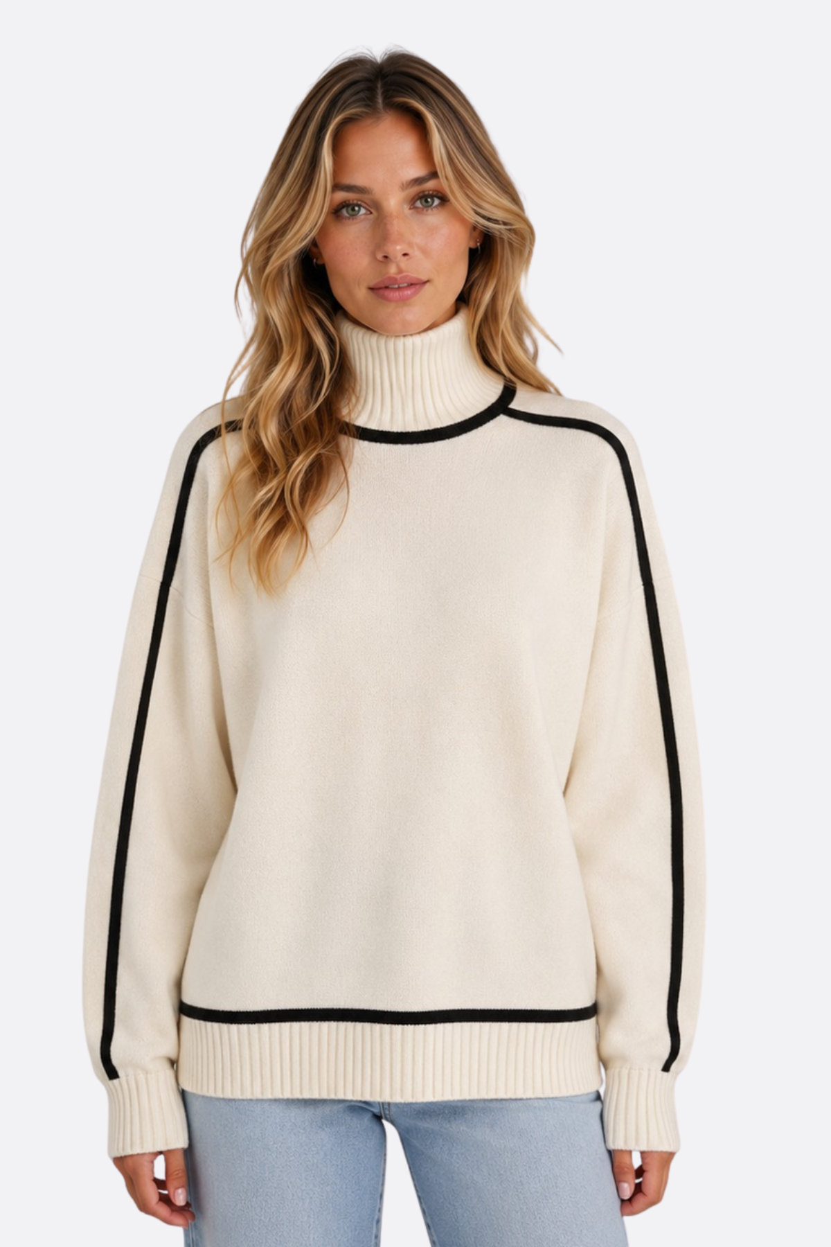 Maglione Dolcevita Oversize Donna