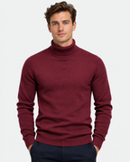 Maglione Dolcevita Slim Fit Cotone Uomo