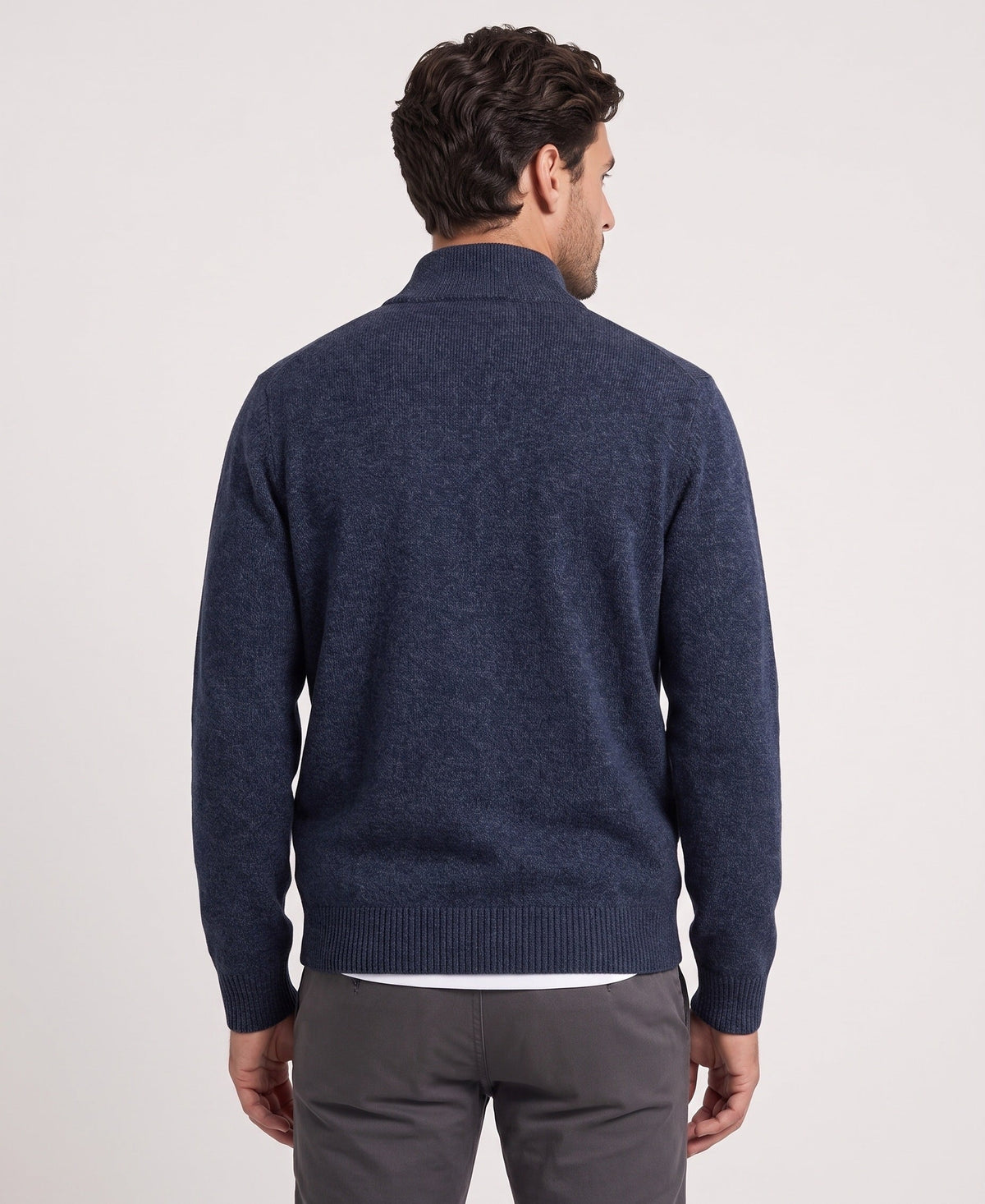 Cardigan Trapuntato con Zip Uomo