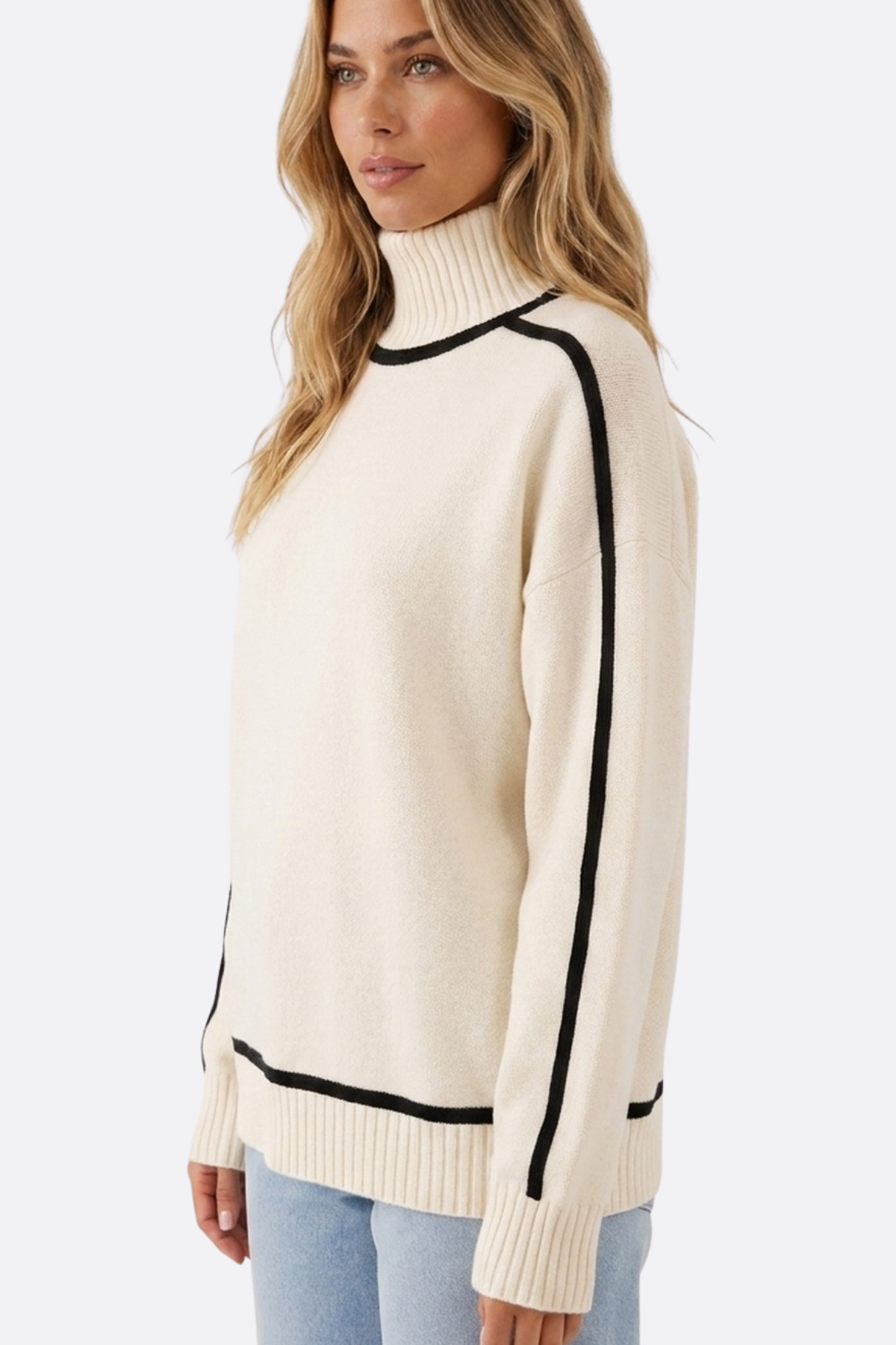 Maglione Dolcevita Oversize Donna