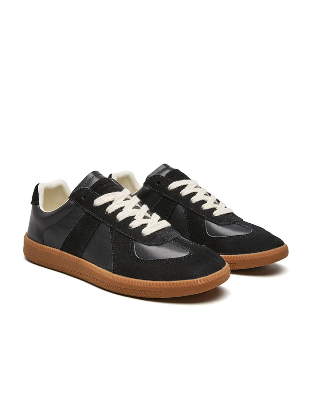 Sneakers Scamosciate Suola in Gomma Uomo