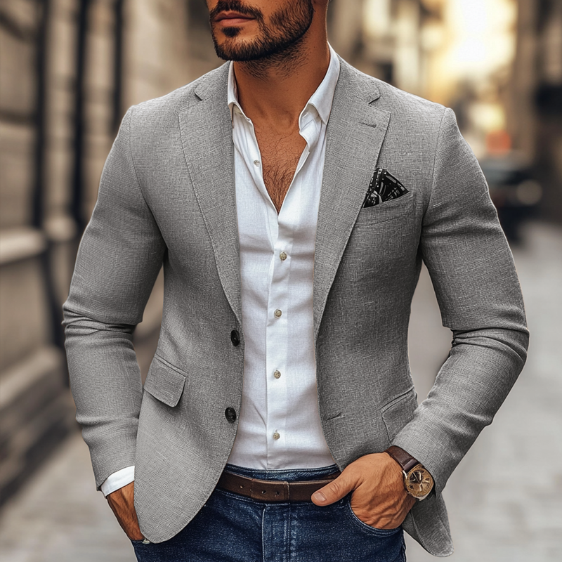 Giacca Classica Due Bottoni Uomo