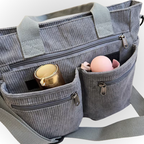 Borsa Tracolla Velluto Coste Donna