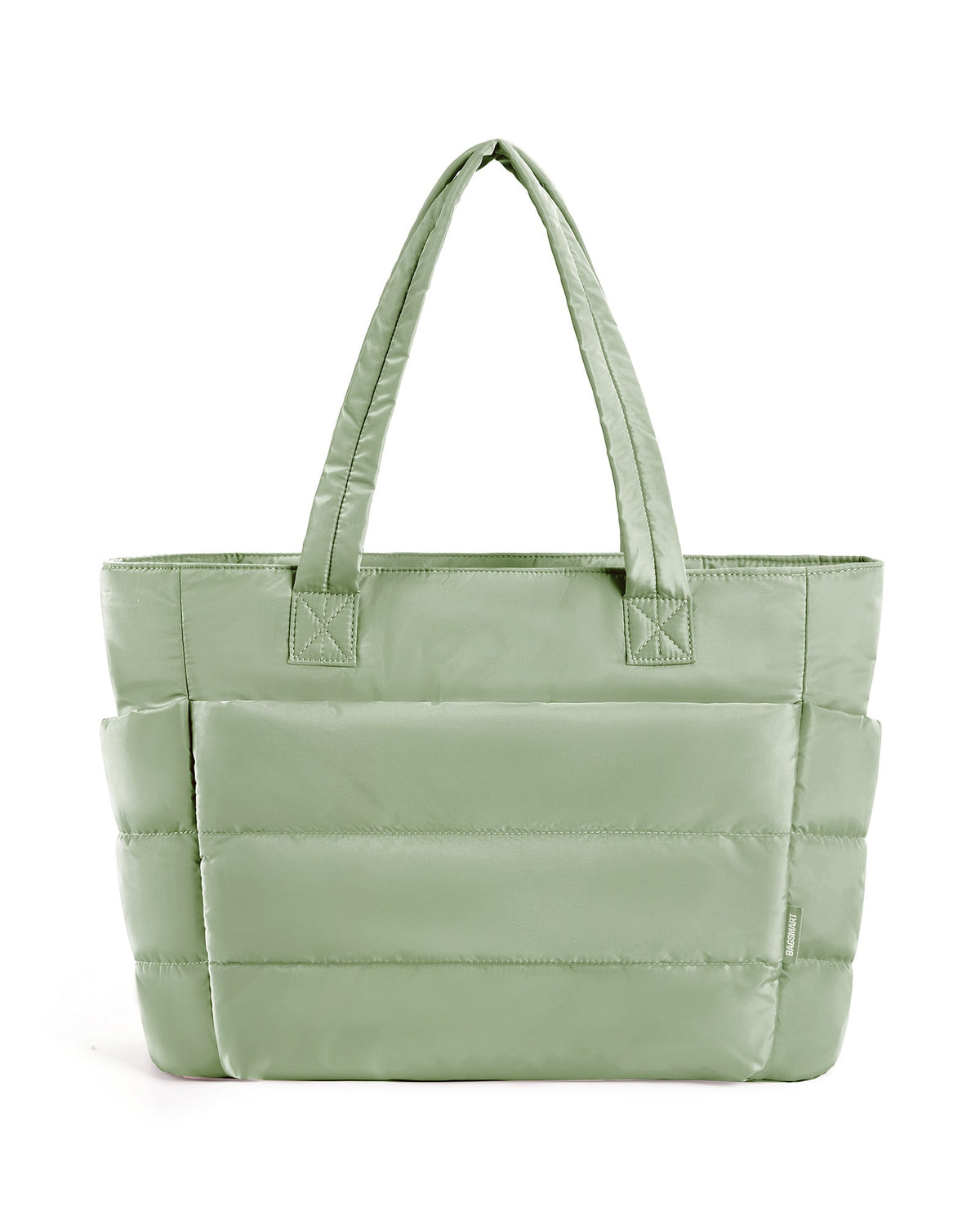 Borsa Tote Trapuntata con Zip Donna