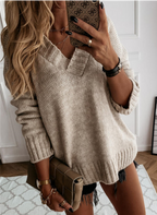 Maglione Scollo a V Ampio Donna