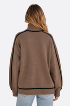 Maglione Dolcevita Oversize Donna