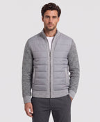 Cardigan Trapuntato con Zip Uomo