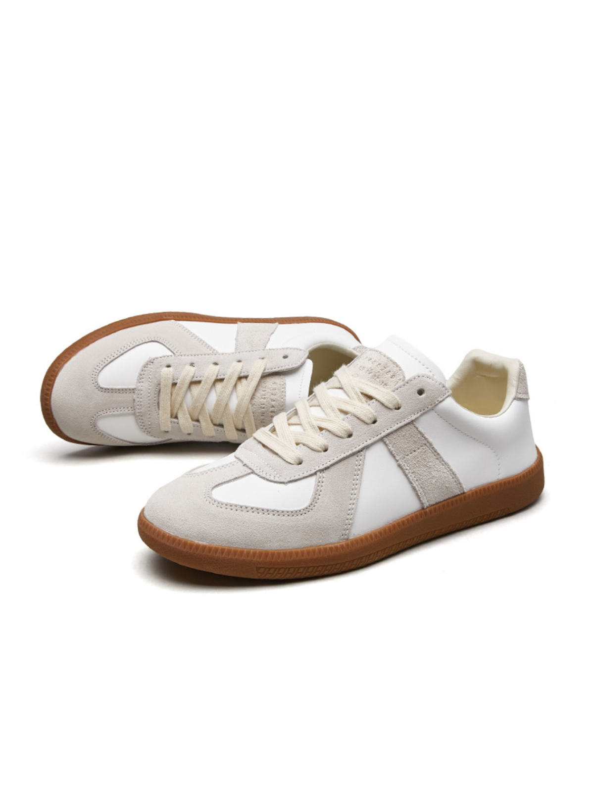Sneakers Scamosciate Suola in Gomma Uomo