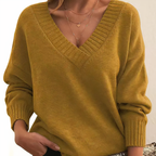 Maglione Scollo a V Morbido Donna
