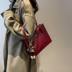Borsa Ecopelle con Ciondolo Donna