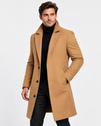 Cappotto Lungo Invernale Lana Uomo