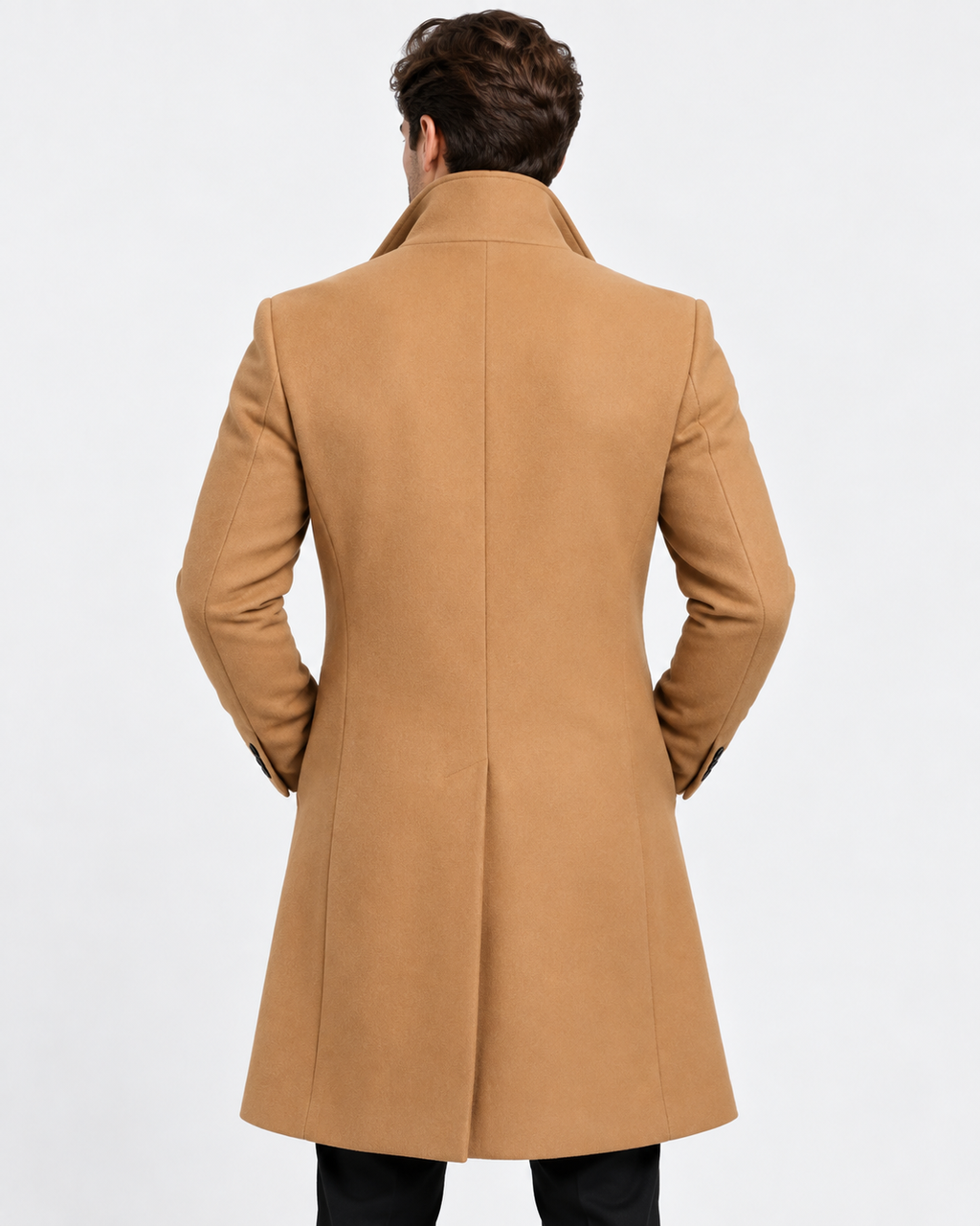 Cappotto Lungo Invernale Lana Uomo