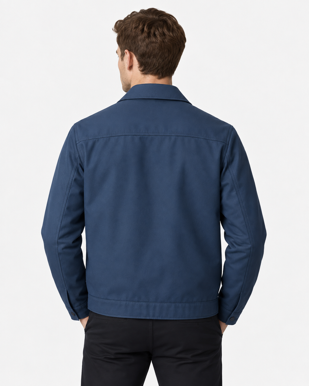 Giubbotto Harrington con Zip Foderato Uomo