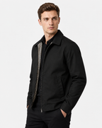 Giubbotto Harrington con Zip Foderato Uomo
