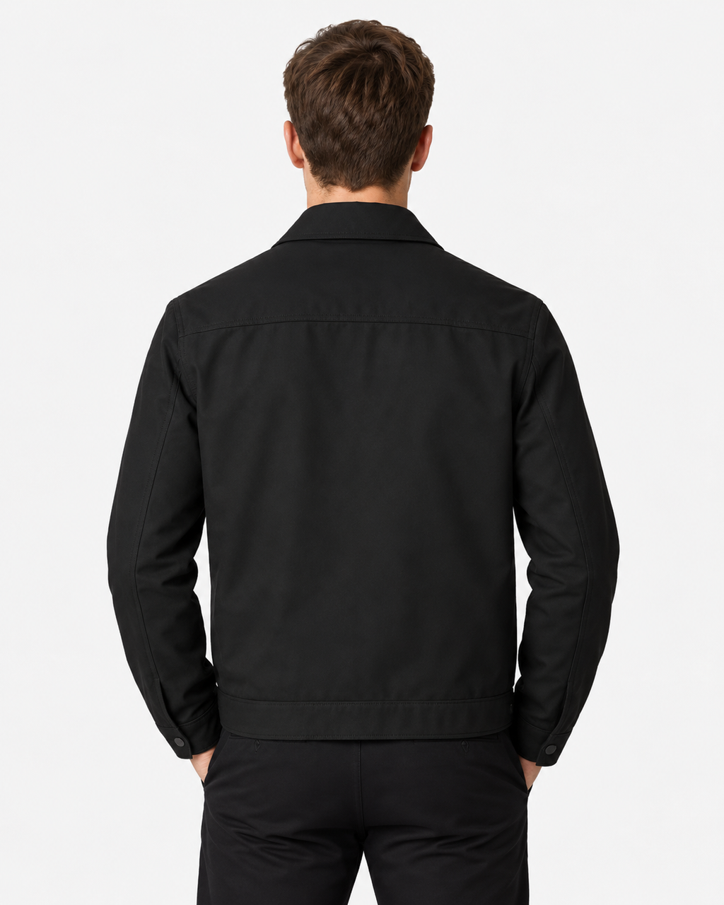 Giubbotto Harrington con Zip Foderato Uomo