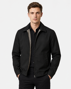 Giubbotto Harrington con Zip Foderato Uomo