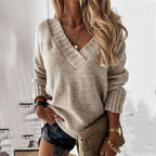 Maglione Scollo a V Ampio Donna