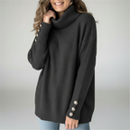 Maglione Dolcevita a Coste Donna