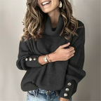Maglione Dolcevita a Coste Donna