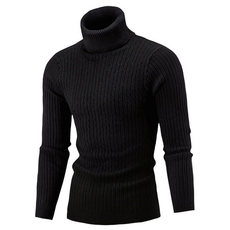 Maglione Dolcevita Collo Alto Uomo