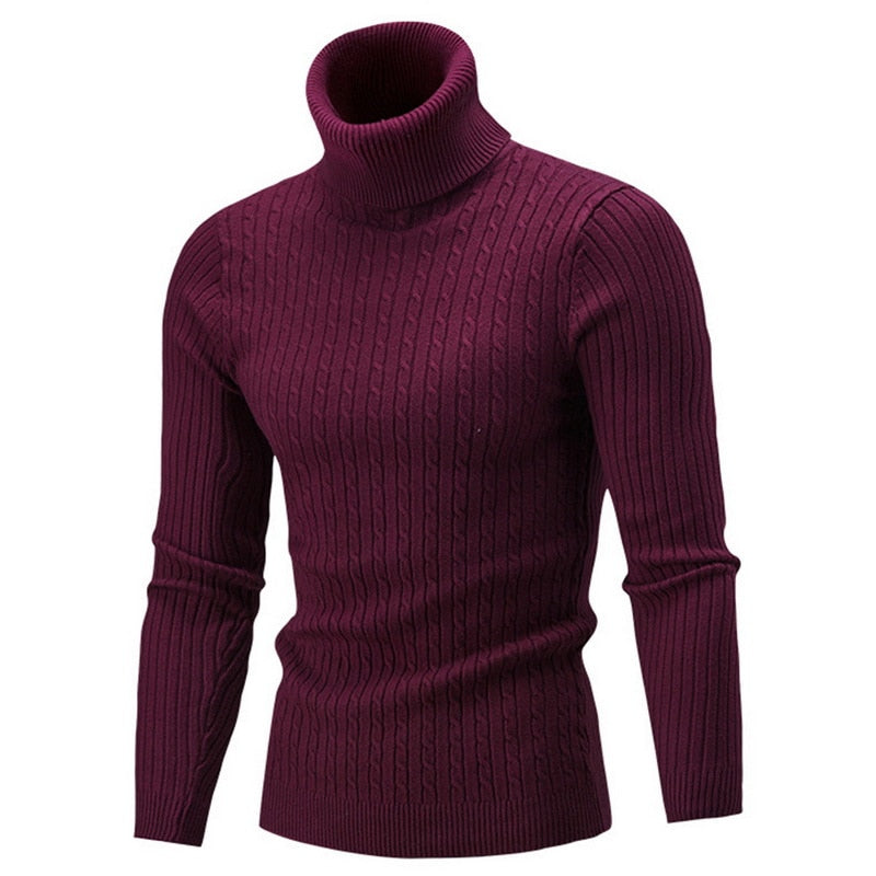 Maglione Dolcevita Collo Alto Uomo