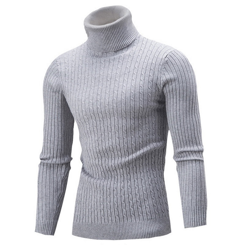 Maglione Dolcevita Collo Alto Uomo