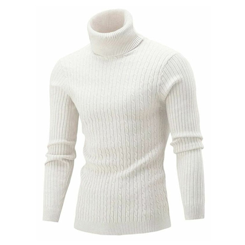 Maglione Dolcevita Collo Alto Uomo