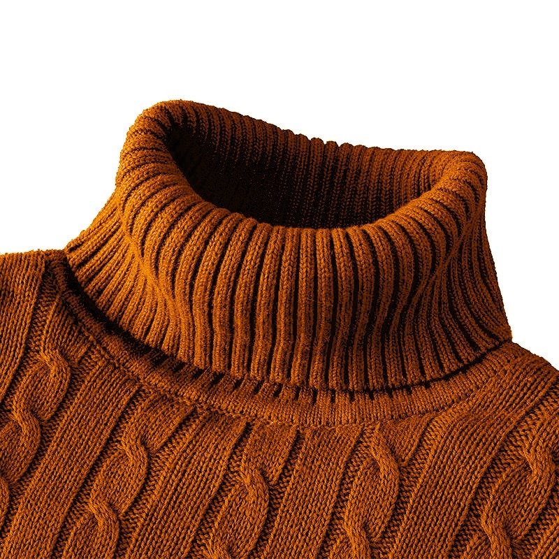 Maglione Dolcevita Collo Alto Uomo