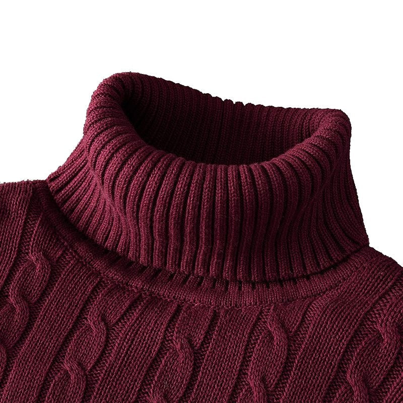Maglione Dolcevita Collo Alto Uomo