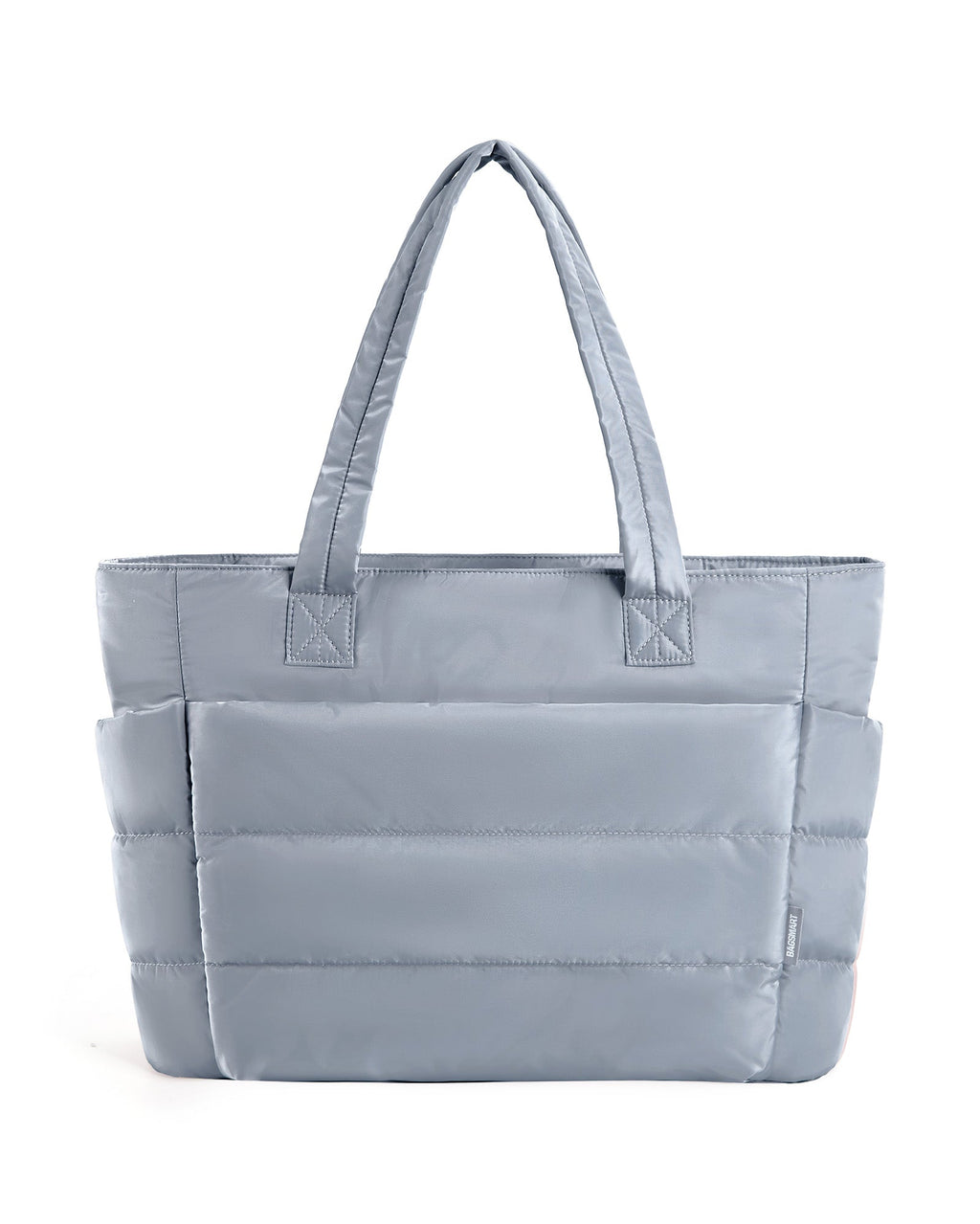 Borsa Tote Trapuntata con Zip Donna