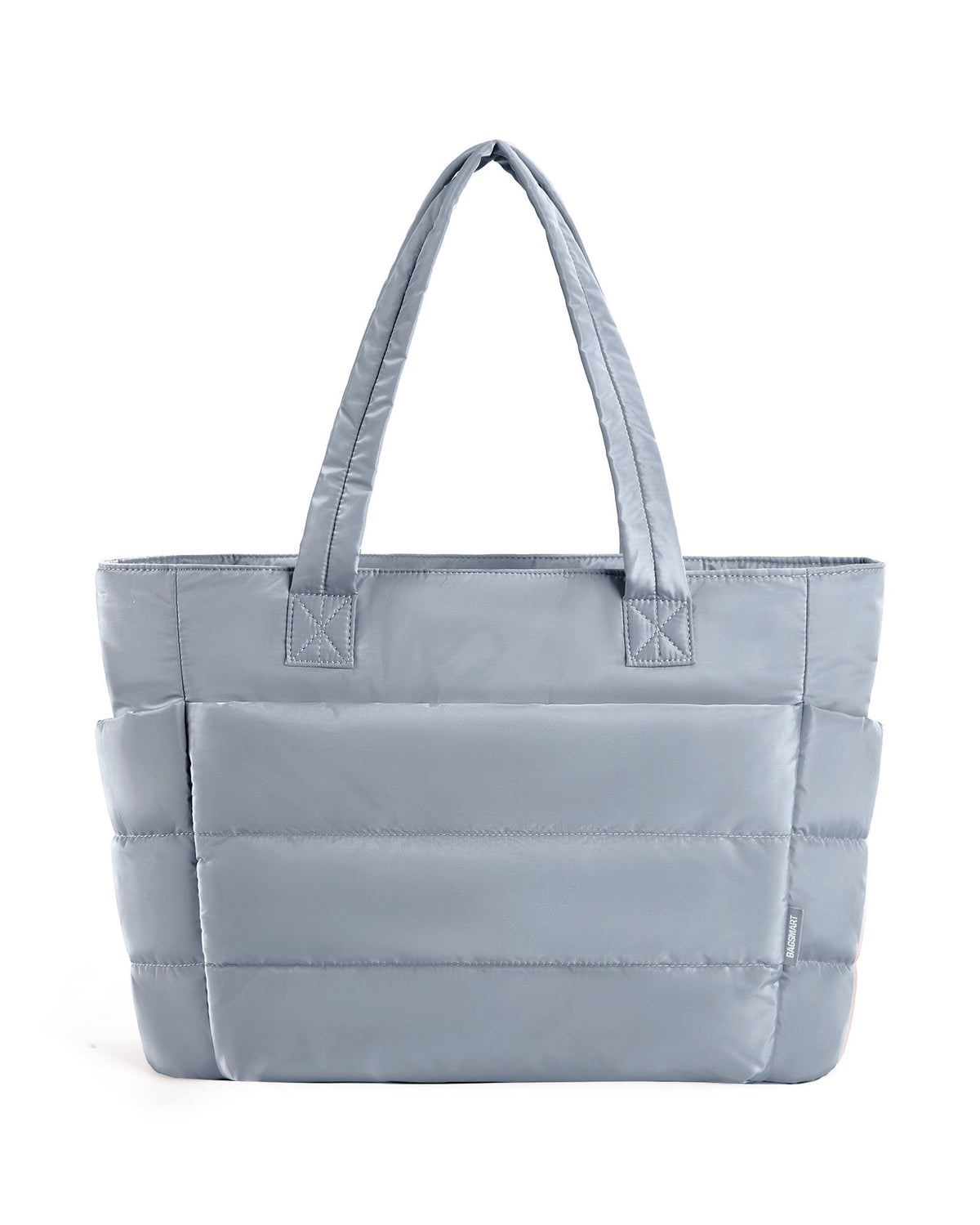 Borsa Tote Trapuntata con Zip Donna