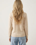 Cardigan Girocollo con Bottoni Donna