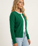 Cardigan Girocollo con Bottoni Donna