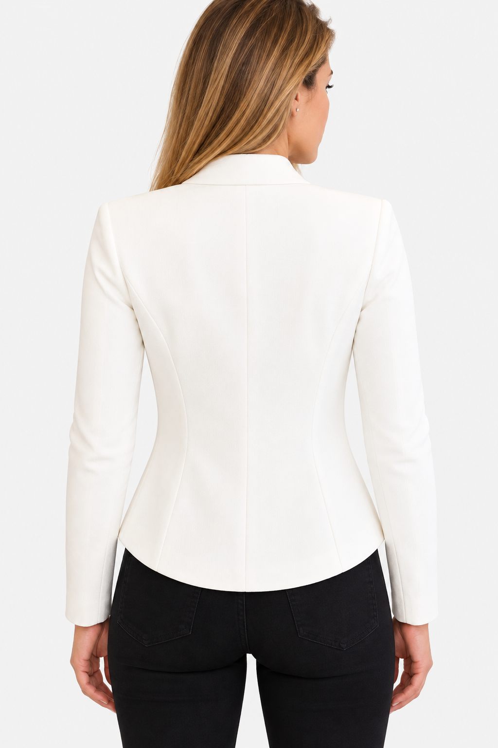 Blazer Sfiancato Senza Revers Donna