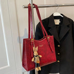 Borsa Ecopelle con Ciondolo Donna