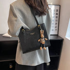 Borsa Ecopelle con Ciondolo Donna