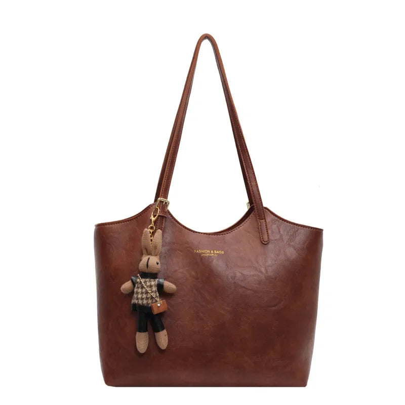 Borsa Tote Ecopelle Vintage Donna
